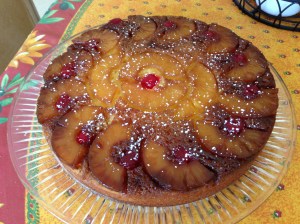 Light sprinkle of powder sugar.